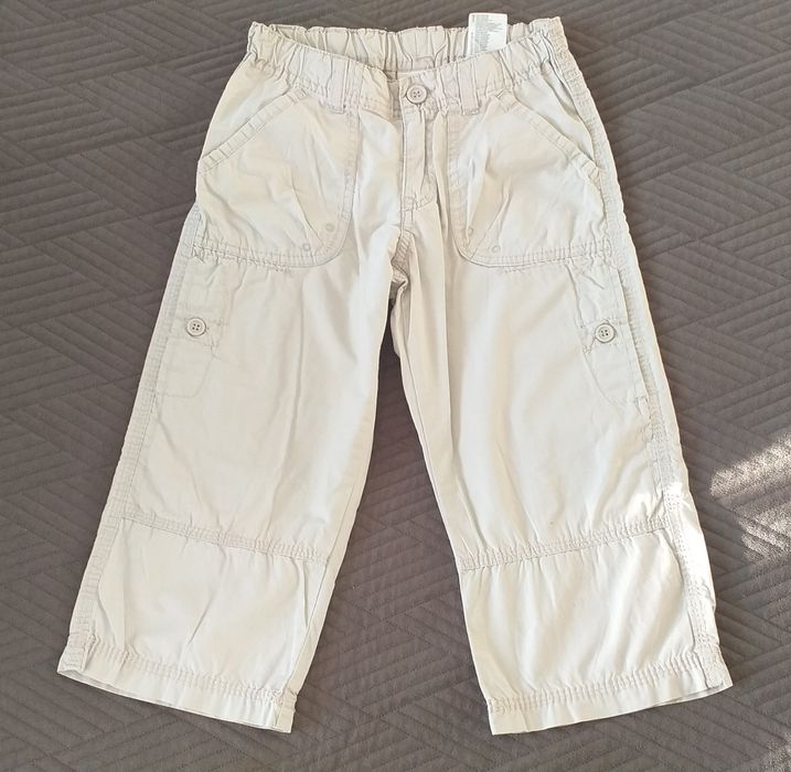 Cienkie spodnie rybaczki r. 128 H&M