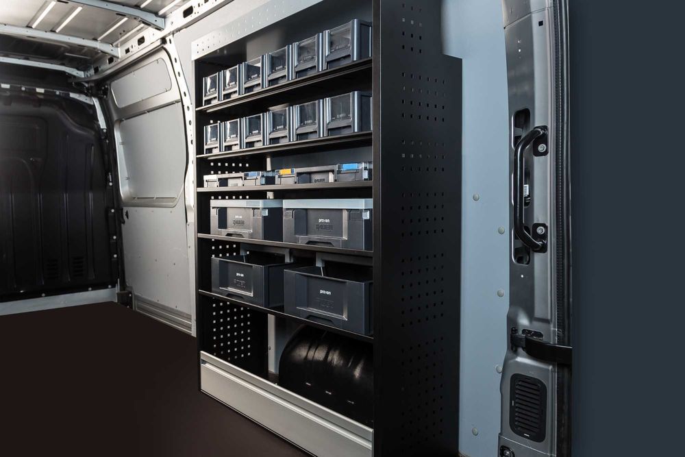 NOWA ZABUDOWA warsztatowa PROVAN-15 pojemniki walizki