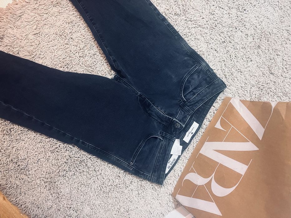 Meskie spodnie szare jeansy rozm s tom tailor