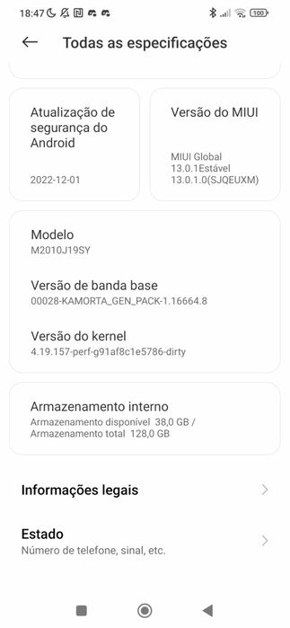 Redmi 9t semi-novo