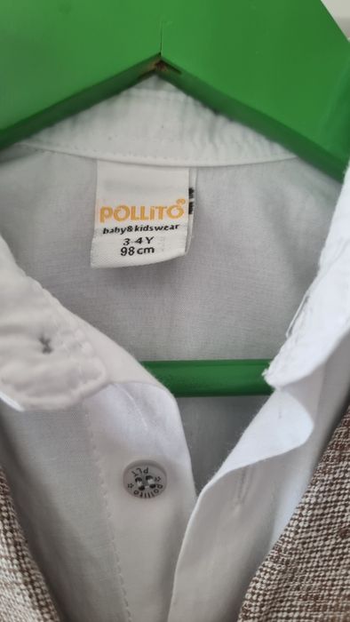 Koszula z kamizelką dla chłopca r.98