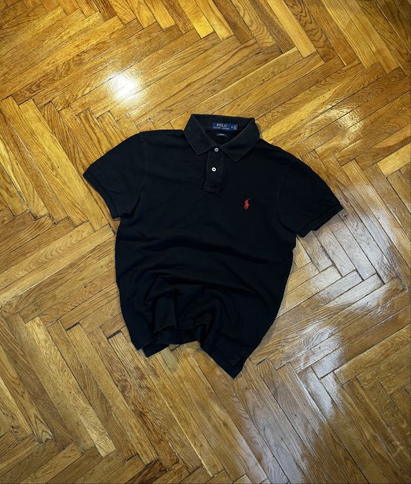 (S) POLO RALPH LAUREN Черная футболка поло