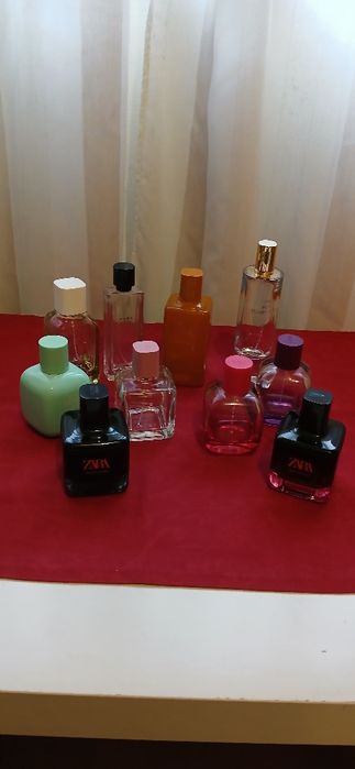 Frascos de perfume Zara, vazios