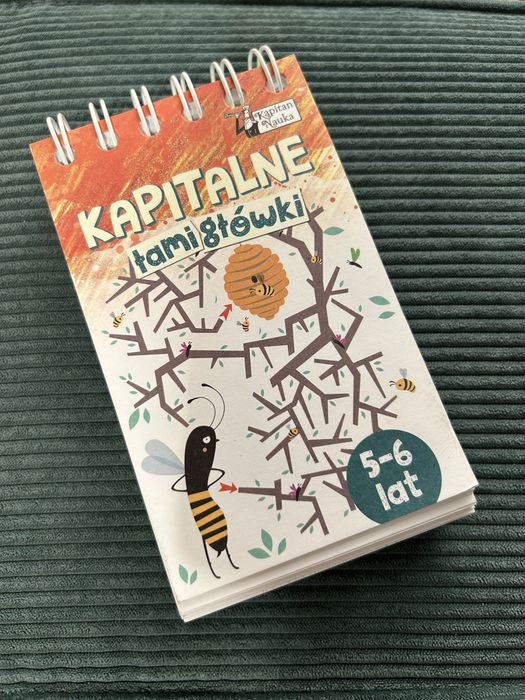 Kapitalne łamigłówki Kapitan Nauka 5-6 lat zagadki edukacyjne