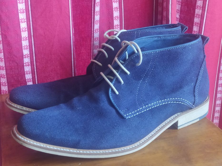 Фирменные классные ботинки- дезерты NELSON Голландия.44-45 р.Натур.кож