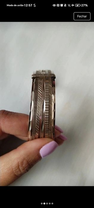 Pulseira 7 Escravas em Prata de Lei 925 - Com Contraste Oficial