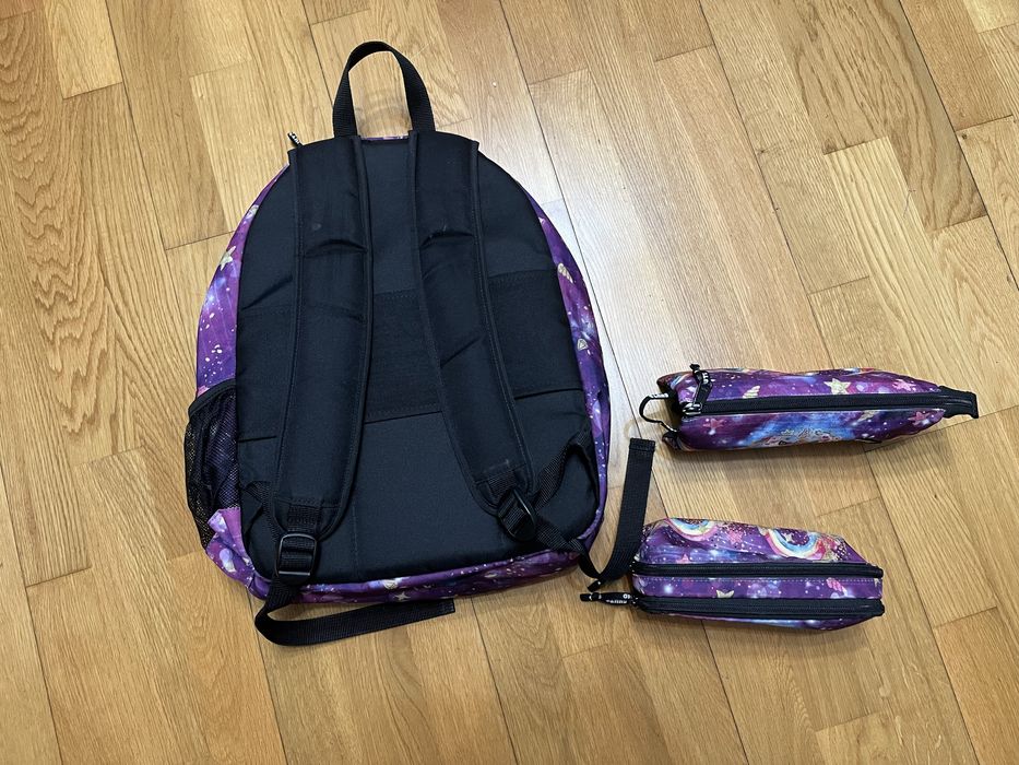 Mochila escolar Ghuts Unicórnio + 2 estojos