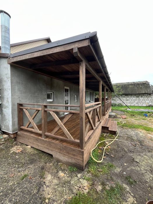 Модульные хозблоки, техпомещения, террасы, бани, садовая мебель