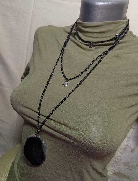 Великий агат підвіска / кулон / намисто