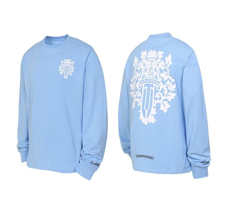 Chrome Hearts Miami Exclusive Blue Dagger Long Sleeve | лонгслив хром хартс