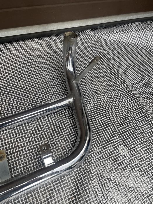Orurowanie kangur chrom przód A-Bar 90x40 cobra wysylka