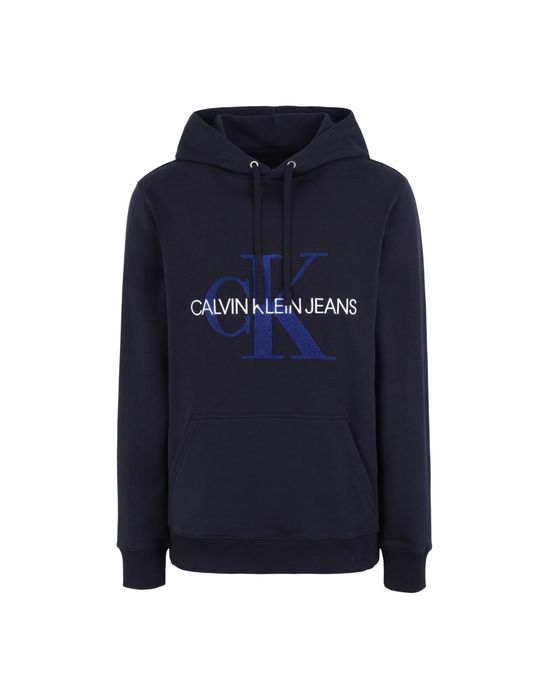 CALVIN KLEIN JEANS (S) Hoodie худи мужское темно-синее оригинал унисек