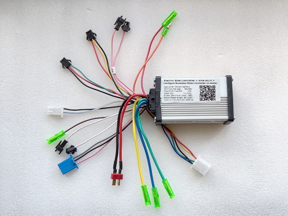 Контроллер синусний 24 36 48в 500w 350w 250w электровелосипед