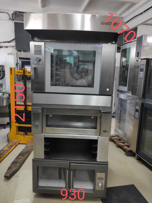 Комплект Wiesheu. Пароконвектомат. Розстойка. Подова піч.