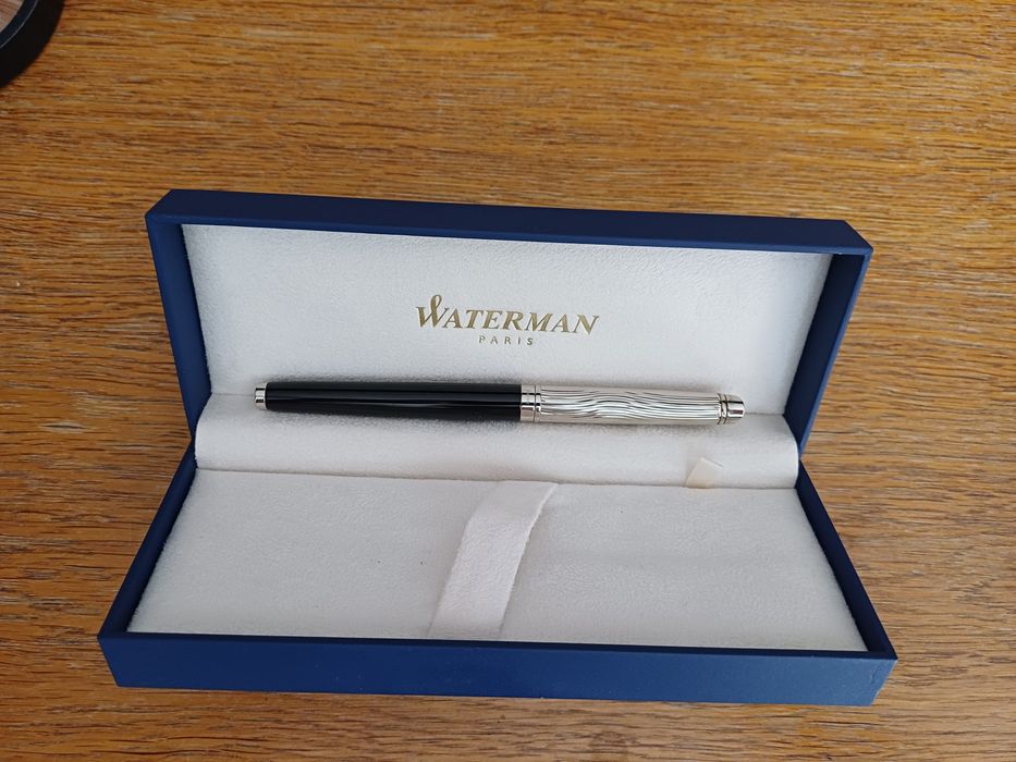 Pióro kulkowe Waterman Paris Hemisphere deluxe, czarne nowe