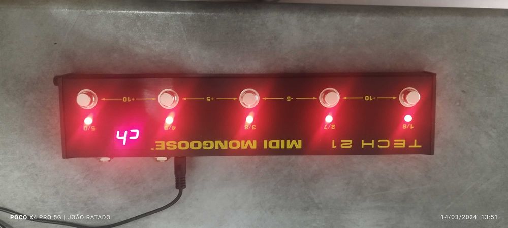 Tech 21 Midi Mongoose - Pedal Midi