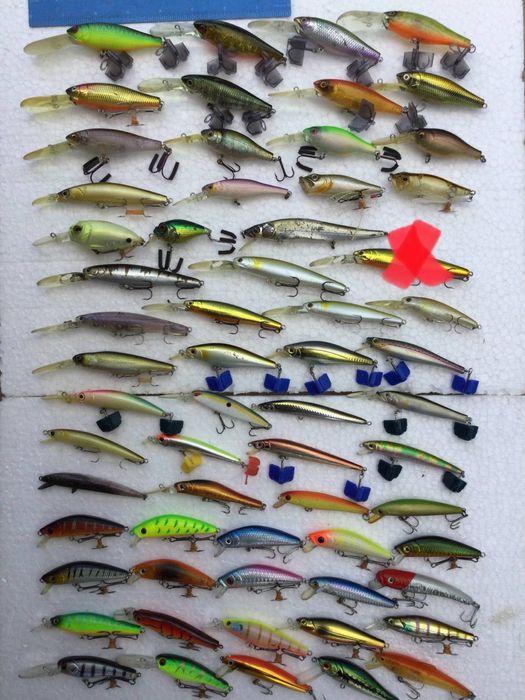 Блешня Daiwa Shimano Smith, гачки Tict Decoy Jazz Megabass.