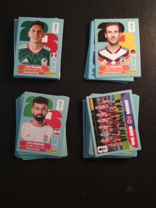 Cromos do Mundial 2026 ( 0.21 € preço de custo )