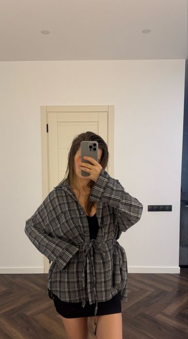 Картата сорочка Zara, Fiore, сорочка в клітинку