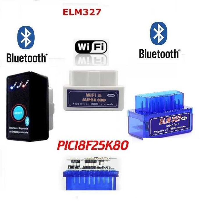 Диагностический сканер ELM327 Версия 1.5. PIC18F25K80 Двухплатный