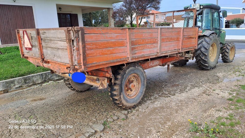 Reboque galucho 5000kg, tribasculante