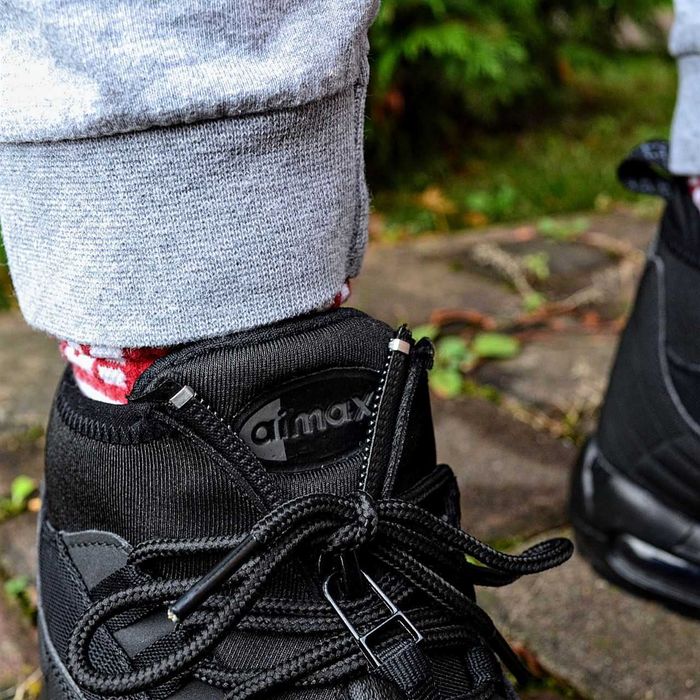 Мужские зимние кроссовки Nike Air Max 95 Sneakerboot "Black" 40-45