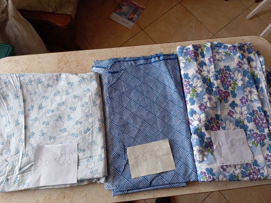 Продам отрезы ткани