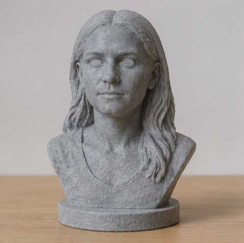 Busto 3D Personalizado da Sua Foto - StonifyMe