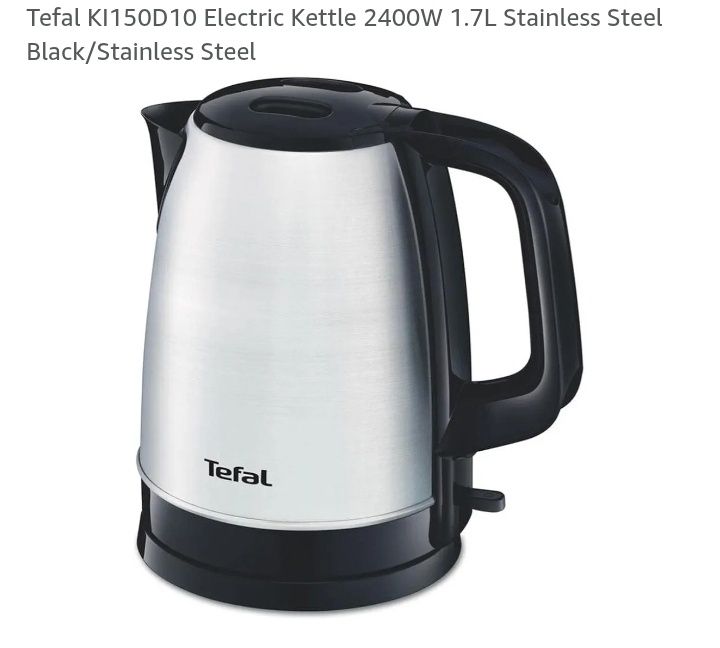 Black Tefal kettle
