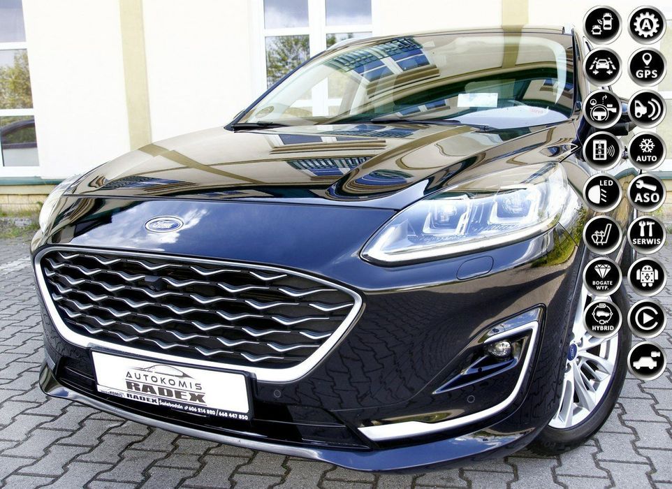 Ford Kuga VIGNALE/Navi/Skóry/Kamera360/Automat/LED/HeadUpDispley/Digital/GWARAN