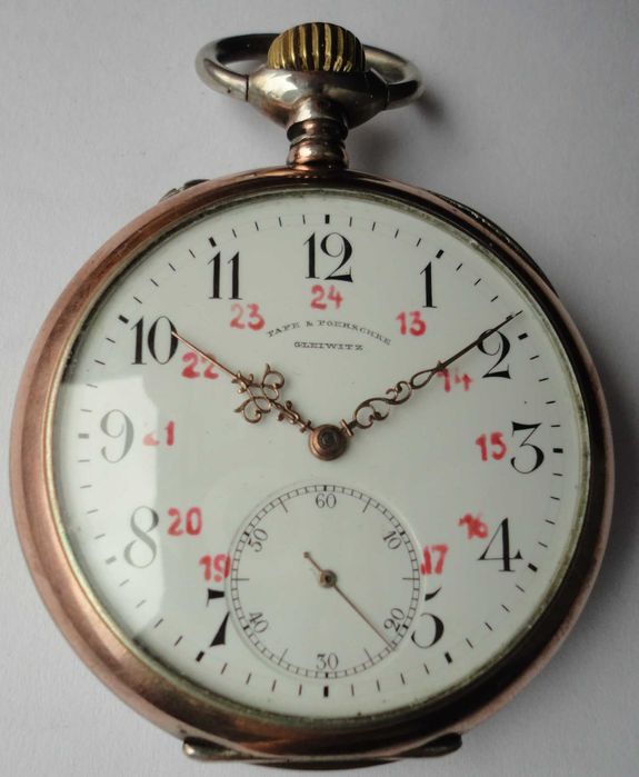 IWC Schaffhausen srebro złocone stan gabinetowy.