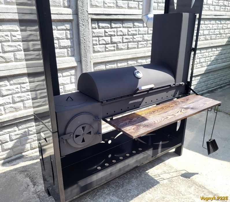 НЕ ПОВЕДЕ! 4мм! Завод! Мангал 4в1 с Крышей, Коптильней, Печь под Казан