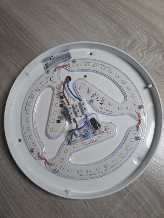 Biały Kinkiet Plastikowy LED