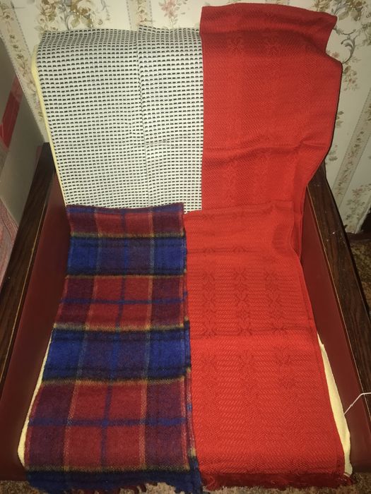 Шарф мохеровый, винтажные шарфы СССР женские, мужские