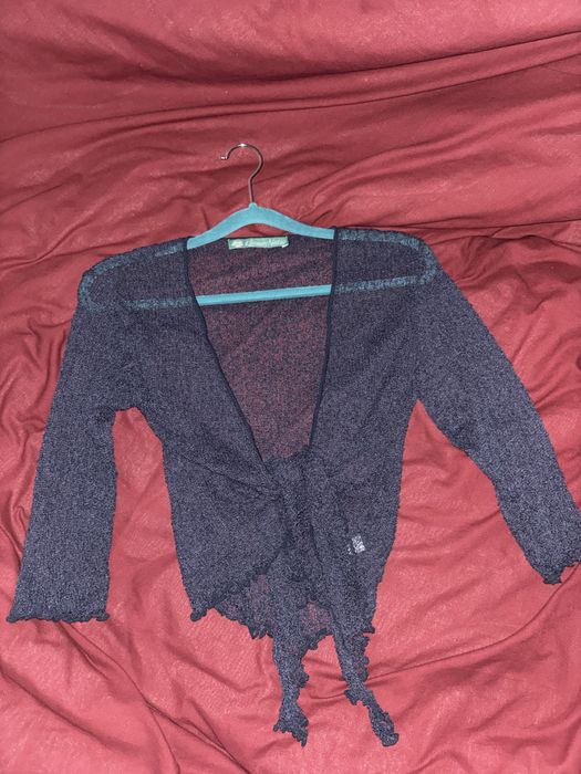 Болеро-сітка в темно-синьому кольорі