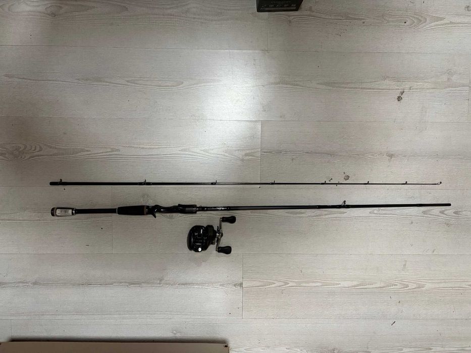 Wedka Daiwa Tatula oraz  Multiplikator Curado 201