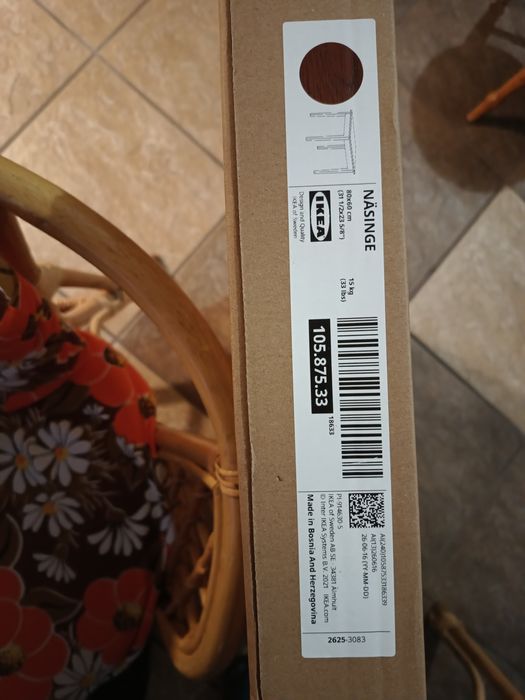 Stół do jadalni NASINGE Ikea 80x60cm