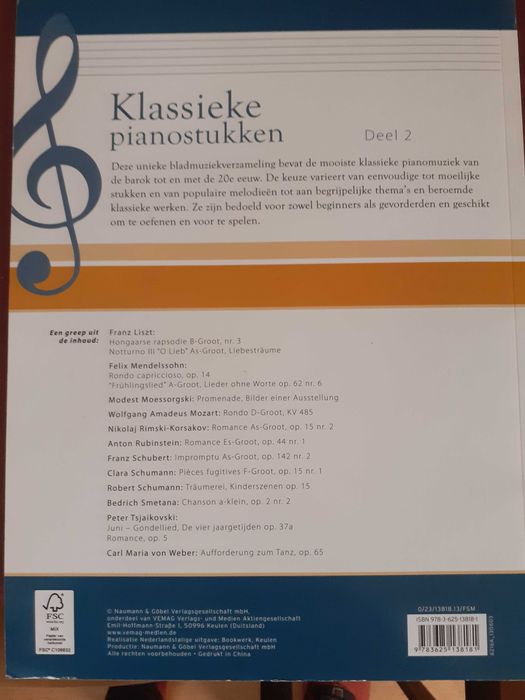 Książki - nuty na fortepian muzyka klasyczna