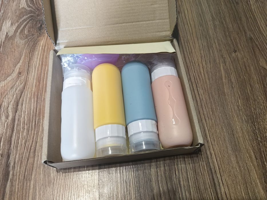 Silikonowe butelki podróżne  Pamiyo na szampon 90 ml nowe DPD