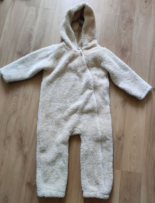 Комбінезон теплий плюшевий ромпер кінгурумі 3-4 роки 98-104 см