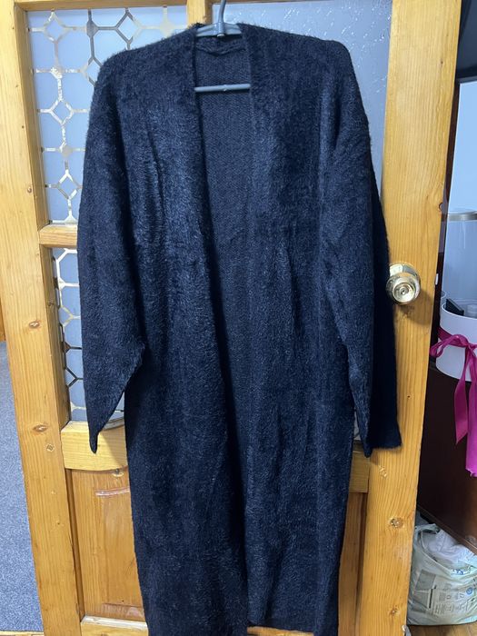 Кардиган чорний довгий