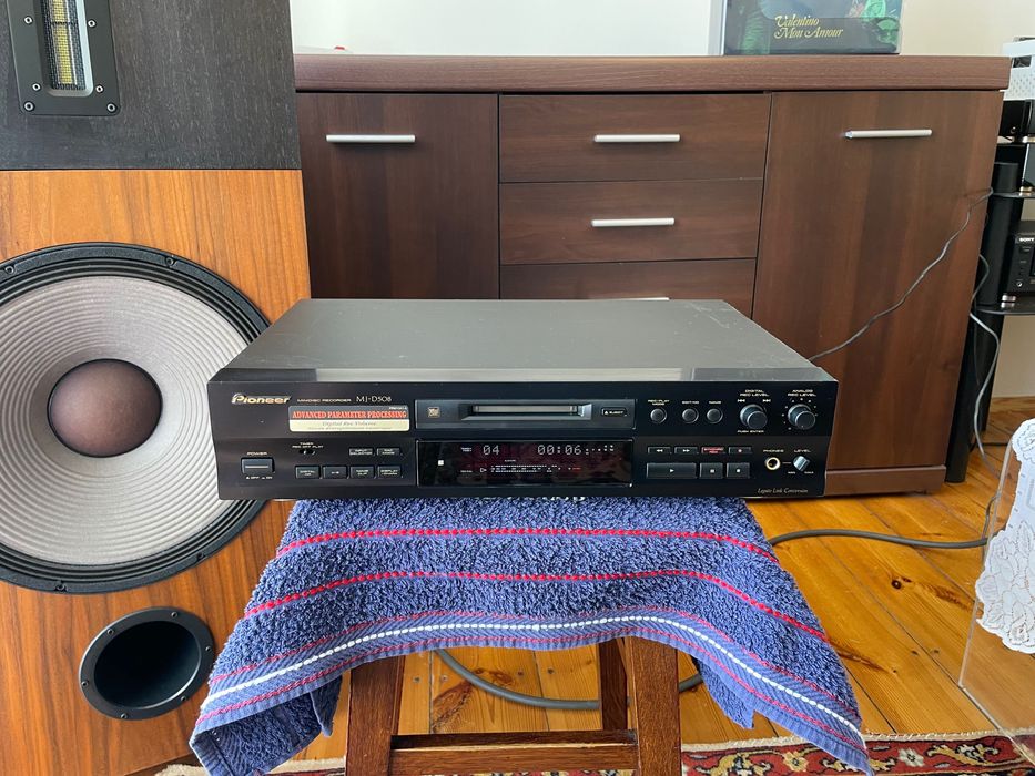 Pioneer MJ-D508 / MiniDisc + Oryginalny Pilot '' Super ''