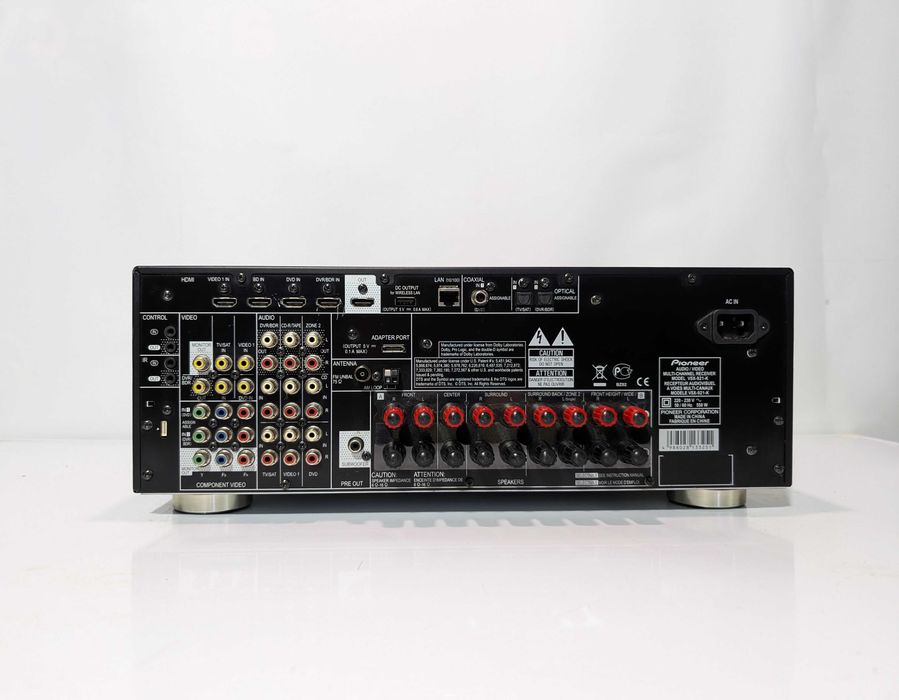 7.1 Ресивер Pioneer VSX-921, має 150 Вт/канал/ HDMI/ USB/ ARC/ ЦАП/ FLAC/ Hi-Res/ AirPlay/ vTuner/DTS