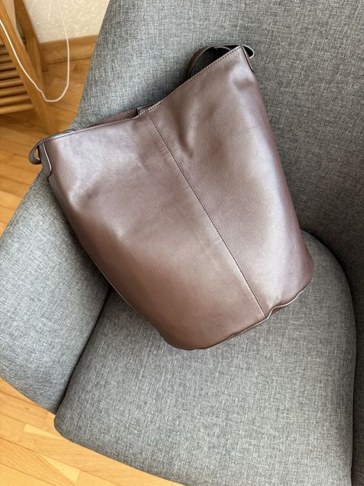 Шкіряна сумка massimo dutti