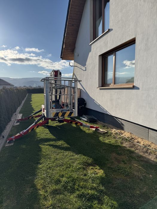 Podnośnik koszowy pająk 13-m wynajem z operatorem Lubań i okolice