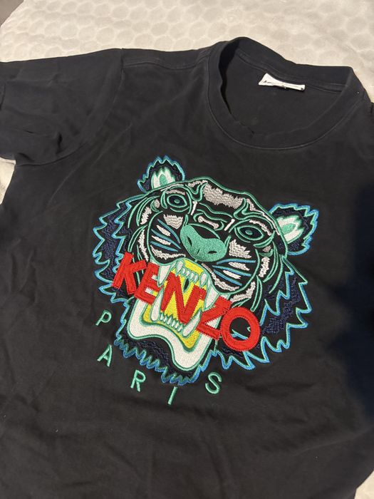 Черная футболка Kenzo