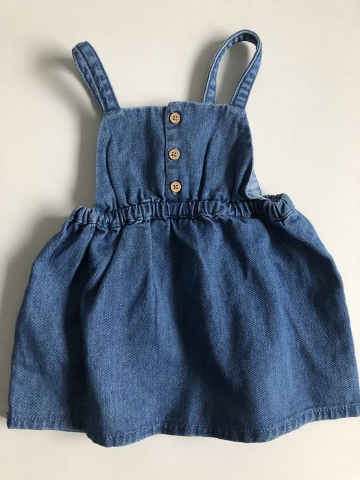 Sukienka ogrodniczka firmy ZARA rozmiar 9-12 mc 80 cm