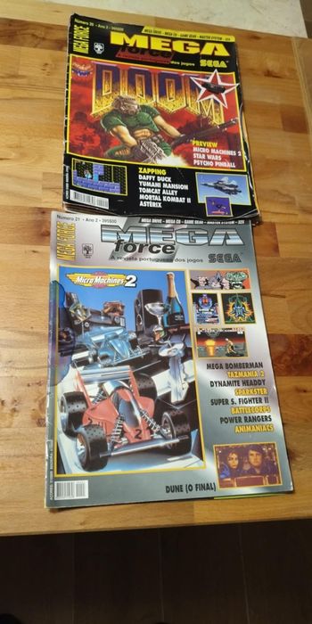 Revistas Retro Gaming – Mega Force (SEGA) – Anos 90