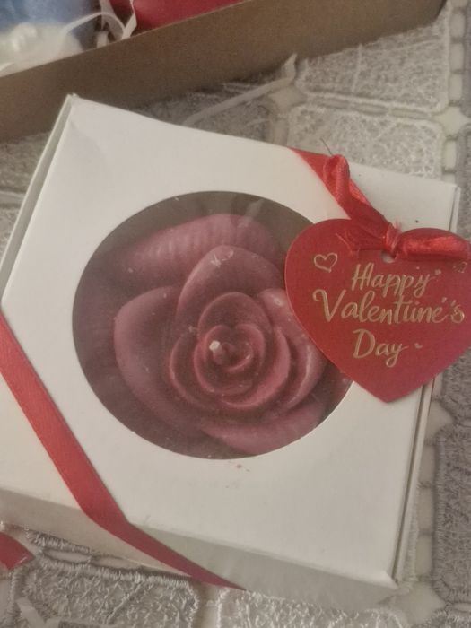 Аромосвічки в дерев'яному кашпо.  Подарунки на 8 березня, дн..