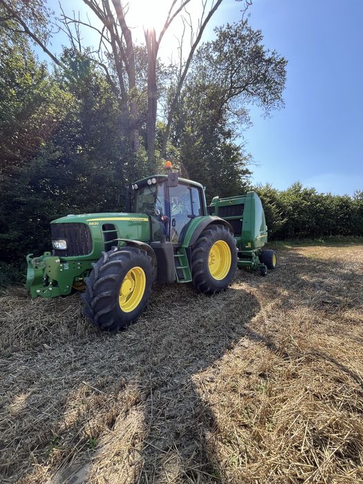 Usługa prasowania prasą john deere 864